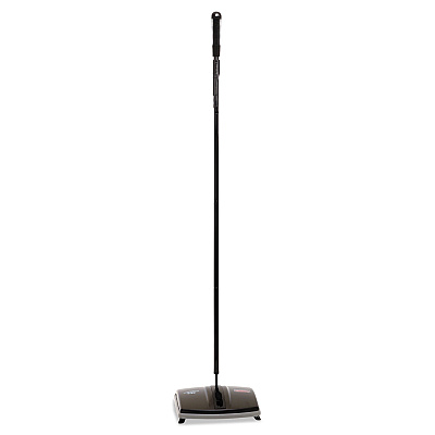 Rubbermaid Commercial Floor and Carpet Sweeper, 44" Handle, Black/Gray (RCP421288BLA)