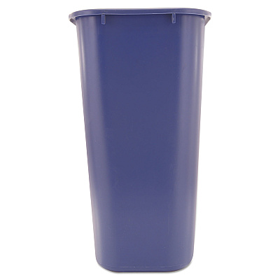 Rubbermaid Commercial Deskside Recycling Container with Symbol, Large, 41.25 qt, Plastic, Blue (RCP295773BE)