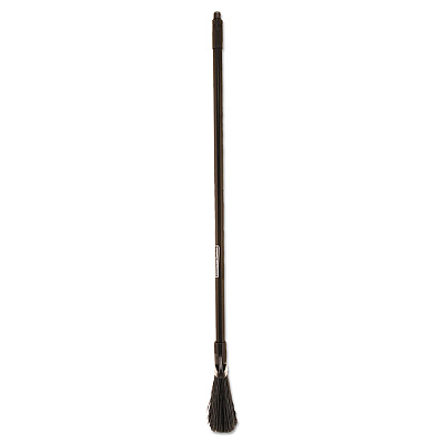 Rubbermaid Commercial Angled Lobby Broom, Poly Bristles, 35" Handle, Black (RCP637400BLA)