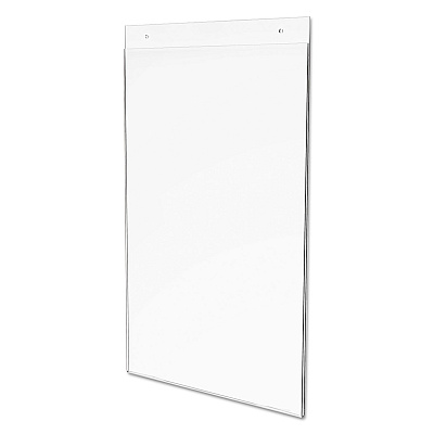 deflecto Classic Image Single-Sided Wall Sign Holder, Plastic, 11 x 17 Insert, Clear (DEF68001)