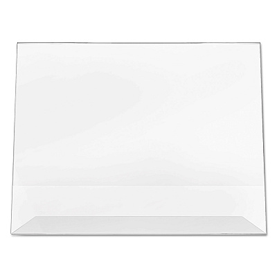 deflecto Classic Image Slanted Sign Holder, Landscaped, 11 x 8.5 Insert, Clear (DEF66701)