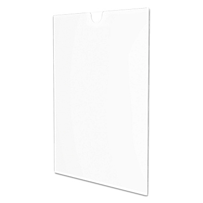 deflecto Superior Image Cubicle Sign Holder, 8.5 x 11 Insert, Clear (DEF588601)