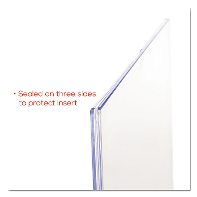 deflecto Superior Image Cubicle Sign Holder, 8.5 x 11 Insert, Clear (DEF588601)