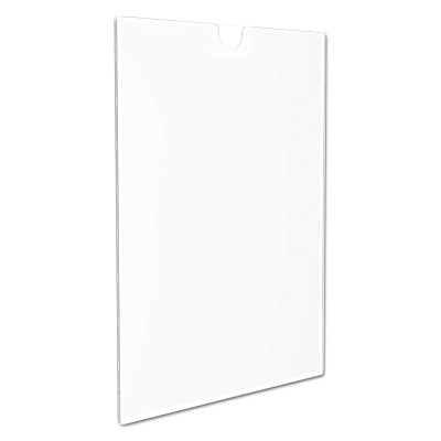 deflecto Superior Image Cubicle Sign Holder, 8.5 x 11 Insert, Clear (DEF588601)