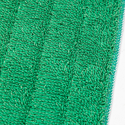 Microfiber Flat Wet Mop Pads Ecomony 18" Green, Pack Of 12 (PNP830018G-F)