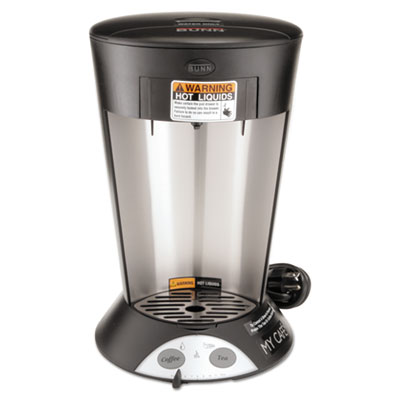 BUNN My Cafe Pourover Commercial Grade Coffee/tea Pod Brewer, Stainless Steel, Black (BUNMCP)