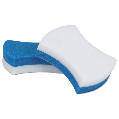 Scotch-Brite PROFESSIONAL Easy Erasing Pad 4004, 2.8 x 4.5 x 1.2, Blue/White, 12/Carton (MMM55658)