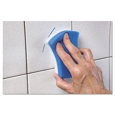 Scotch-Brite PROFESSIONAL Easy Erasing Pad 4004, 2.8 x 4.5 x 1.2, Blue/White, 12/Carton (MMM55658)