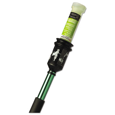 3M Easy Scrub Flat Mop Tool, 16 X 5 Head, 38" To 59.5" Green Aluminum Handle (MMM59051)