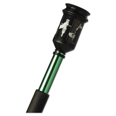 3M Easy Scrub Flat Mop Tool, 16 X 5 Head, 38" To 59.5" Green Aluminum Handle (MMM59051)