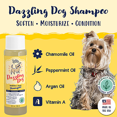 Bobbi Panter Signature Dazzling Dog Shampoo (13 Oz) Argan Oil, Vitamin A, Geranium And Chamomile, 13 Oz Bottle (BP00012)