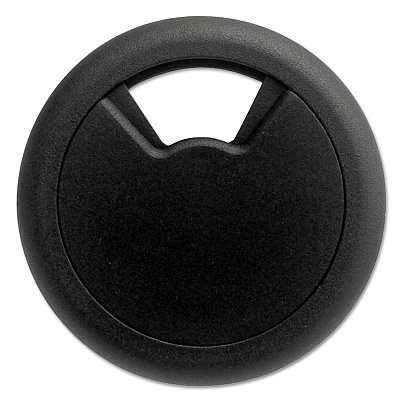 Cord Away Grommet, Adjustable, 2" Diameter, Black (MAS00201)