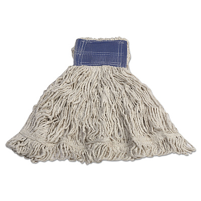 Rubbermaid Commercial Super Stitch Blend Mop, Cotton/Synthetic, X-Large, White, 6/Carton (RCPD25406WHICT)