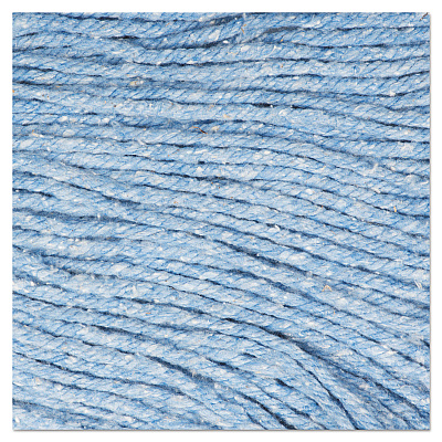 Boardwalk Super Loop Wet Mop Head, Cotton/Synthetic Fiber, 5" Headband, Medium Size, Blue (BWK502BLEA)