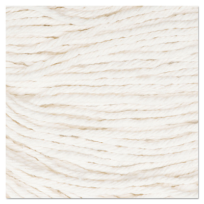 Boardwalk Super Loop Wet Mop Head, Cotton/Synthetic Fiber, 5" Headband, Medium Size, White, 12/Carton (BWK502WHCT)