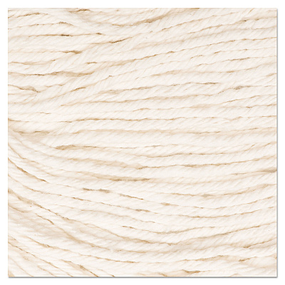 Boardwalk Super Loop Wet Mop Head, Cotton/Synthetic Fiber, 5" Headband, Medium Size, White (BWK502WHEA)
