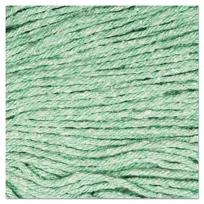 Boardwalk Super Loop Wet Mop Head, Cotton/Synthetic Fiber, 5" Headband, Large Size, Green (BWK503GNEA)