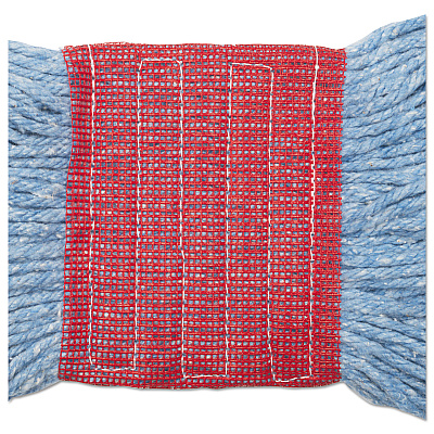 Boardwalk Super Loop Wet Mop Head, Cotton/Synthetic Fiber, 5" Headband, Large Size, Blue (BWK503BLEA)