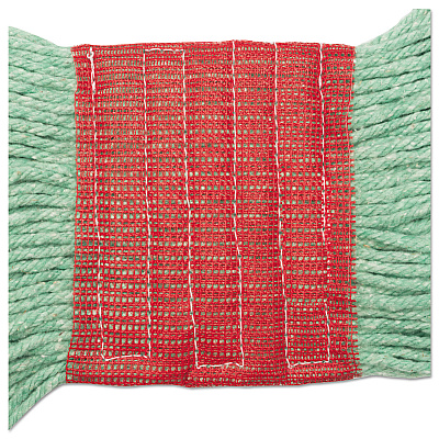 Boardwalk Super Loop Wet Mop Head, Cotton/Synthetic Fiber, 5" Headband, Large Size, Green (BWK503GNEA)