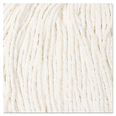 Boardwalk Cut-End Wet Mop Head, Cotton, #16, White, 12/Carton (BWK2016CCT)