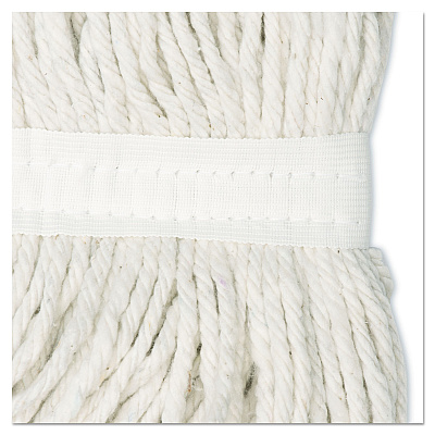 Boardwalk Cut-End Wet Mop Head, Rayon, No. 24, White (BWK2024REA)