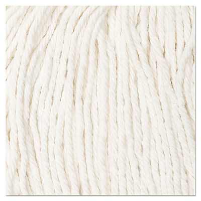 Boardwalk Cut-End Wet Mop Head, Cotton, No. 20, White (BWK2020CEA)