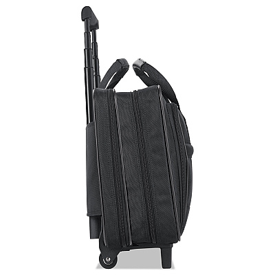 Solo Classic Rolling Case, Fits Devices Up to 15.6", Ballistic Polyester, 15.94 x 5.9 x 12, Black (USLB1004)