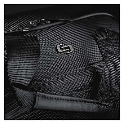 Solo Classic Rolling Case, Fits Devices Up to 15.6", Ballistic Polyester, 15.94 x 5.9 x 12, Black (USLB1004)