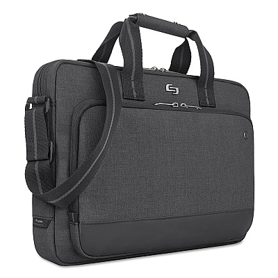 Solo Urban Slimbrief, Fits Devices Up to 15.6", Polyester, 16" x 3" x 11.5", Gray (USLUBN11010)