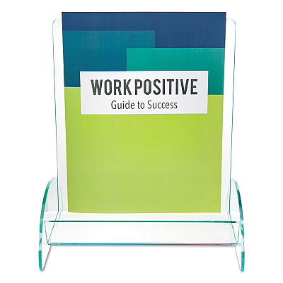 deflecto Euro-Style DocuHolder, Magazine Size, 9.81w x 6.31d x11h, Green Tinted (DEF775390)