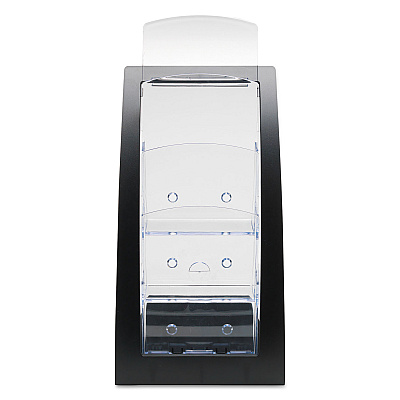 deflecto 3-Tier Literature Holder, Leaflet Size, 6.75w x 6.94d x 13.31h, Black (DEF693604)