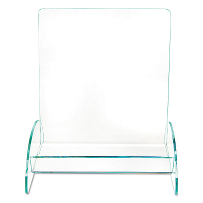 deflecto Euro-Style DocuHolder, Magazine Size, 9.81w x 6.31d x11h, Green Tinted (DEF775390)