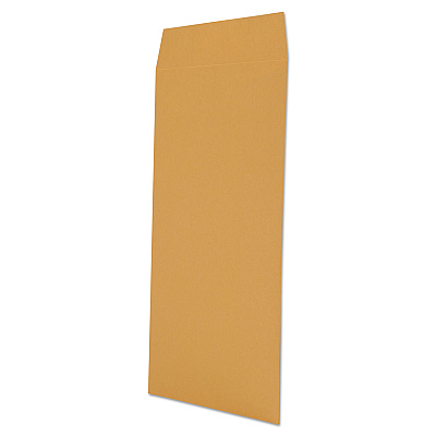 Universal Catalog Envelope, 24 lb Bond Weight Paper, #10 1/2, Square Flap, Gummed Closure, 9 x 12, Brown Kraft, 250/Box (UNV41105)