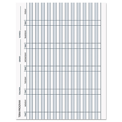 House of Doolittle Recycled Teacher's Planner, Weekly, Two-Page Spread (Seven Classes), 11 x 8.5, Blue Cover (HOD50907)