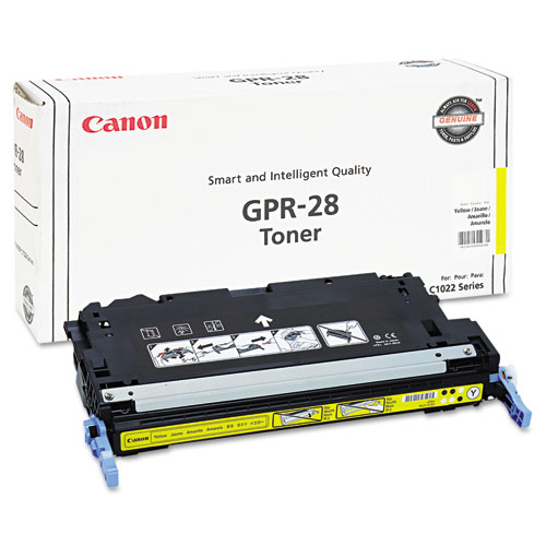 Canon 1657B004AA (GPR-28) Toner, 6,000 Page-Yield, Yellow
