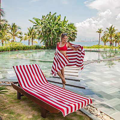 California Cabana Chaise Cover 30x85 Red, Pack Of 2 (P-CC-CABANA-RD)