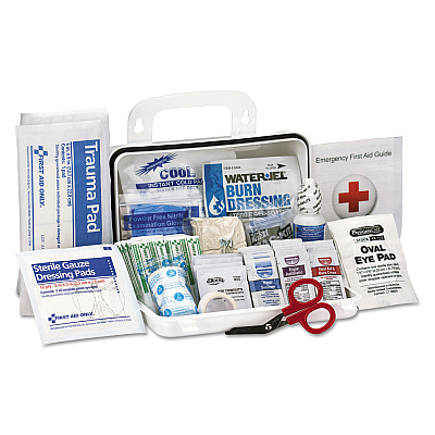 First Aid Only ANSI Class A 10 Person First Aid Kit, 71 Pieces, Plastic Case (FAO90754)