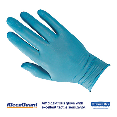 Kimberly-Clark Klngrd G10 Ntrl Glove  Pfree Xs Blu 100 (KCC57370)