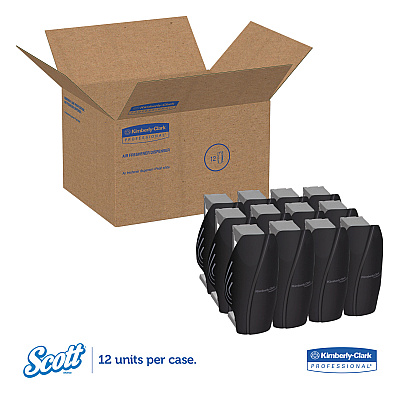 Scott Continuous Air Freshener Dispenser, 2.8" x 2.4" x 5", Smoke (KCC92621)
