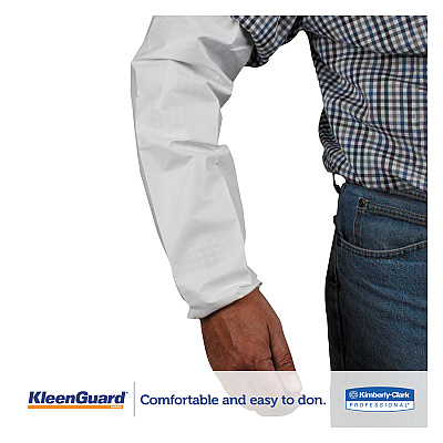 KleenGuard A40 Sleeve Protectors, One Size Fits Most, White, 200/Carton (KCC44480)