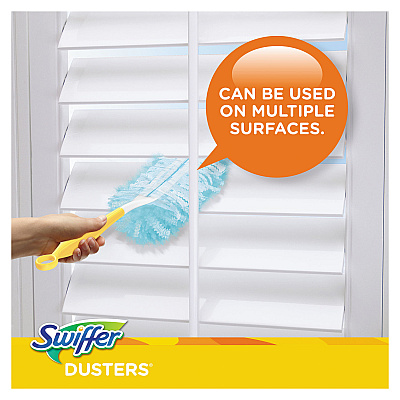 Swiffer Refill Dusters, DustLock Fiber, Light Blue, Lavender Vanilla Scent,10/Box,4 Boxes/Carton (PGC21461CT)