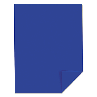 Astrobrights Color Cardstock, 65 lb Cover Weight, 8.5 x 11, Blast-Off Blue, 250/Pack (WAU21911)