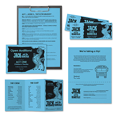Astrobrights Color Paper, 24 lb Bond Weight, 11 x 17, Lunar Blue, 500/Ream (WAU22523)