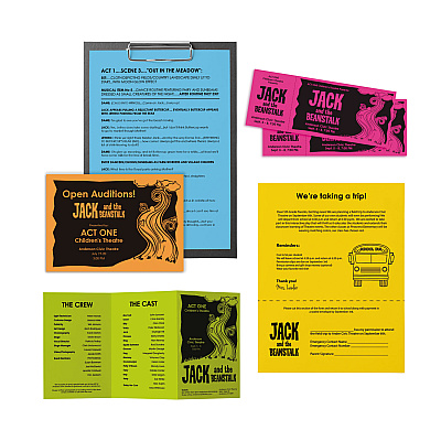 Astrobrights Color Paper -"Bright" Assortment, 24 lb Bond Weight, 8.5 x 11, Assorted Bright Colors, 500/Ream (WAU99608)