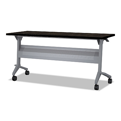 Safco Flip-n-Go Table Top, Rectangular, 60w x 24d, Mocha (MLN2460TLDCM)