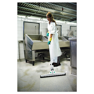 Unger Heavy Duty Water Wand With Socket And Twin Foam Rubber Blades, 22" Wide Blade, 4" Handle (UNGHM22A)