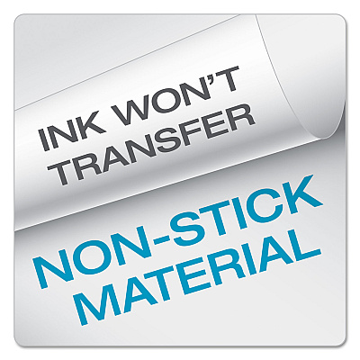 Cardinal Poly Ring Binder Pockets, 8.5 x 11, Clear, 5/Pack (CRD84010)