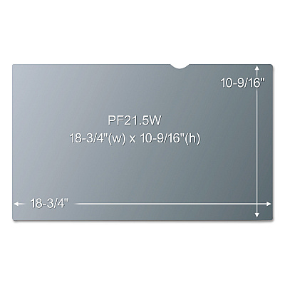 3M Antiglare Frameless Filter for 21.5" Widescreen Flat Panel Monitor, 16:9 Aspect Ratio (MMMAG215W9)