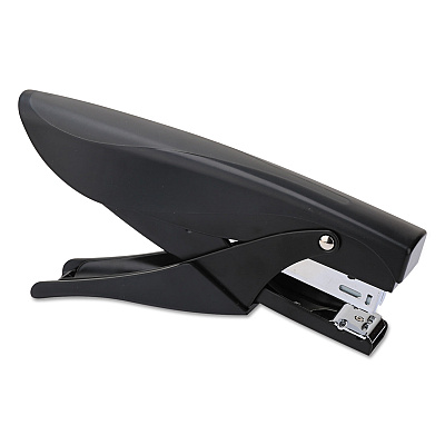 Universal Deluxe Plier Stapler, 20-Sheet Capacity, 0.25" Staples, 1.75" Throat, Black (UNV43108)
