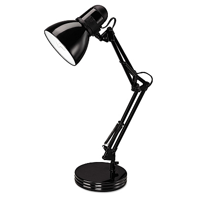 Alera Architect Desk Lamp, Adjustable Arm, 6.75w x 11.5d x 22h, Black (ALELMP603B)